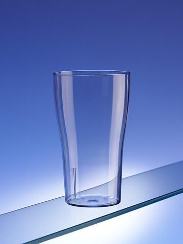 AIOS Set of 5 Hard Plastic Pint Glasses. Capacity (1 pint/568ml/20oz). Ideal for barbecues (BBQs), Camping, Glamping - Image 5