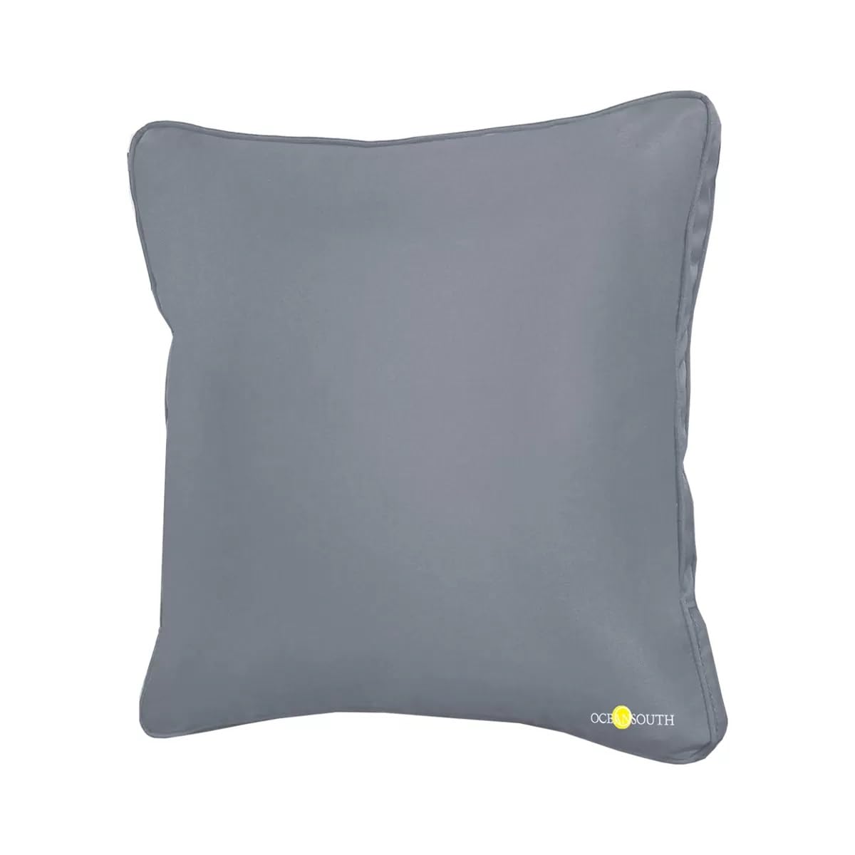 Cuscino per coperta di barca (50 cm x 50 cm, grigio) Cuscino da esterno impermeabile con imbottitura resistente agli agenti atmosferici, fodera per cuscino, cuscino da seduta x cuscino per esterni
