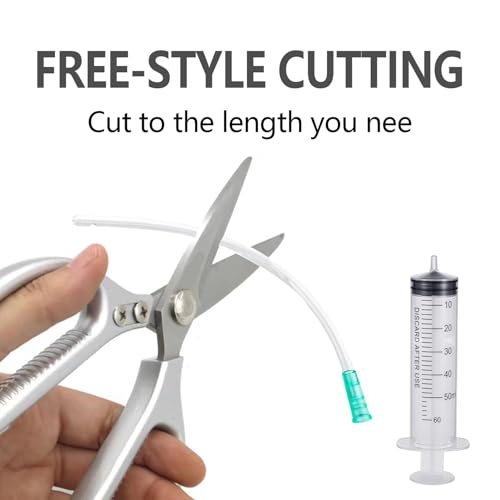 image for Lukdin 9-Piece Puppy Tube Feeding Kit – Includes 5 Feeding Tubes, 3 