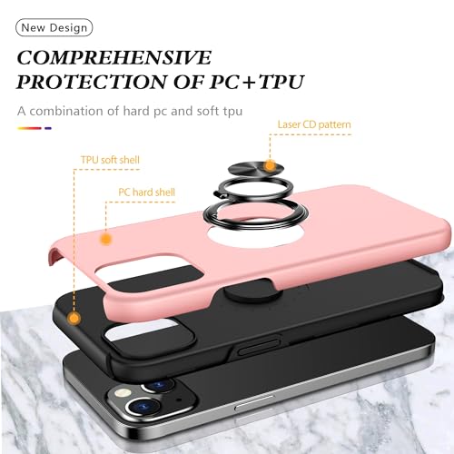 Coque iPhone 13 antichoc pour éviter les chutes avec son anneau arrière