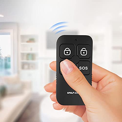 Wolf-Guard Alarm Accessory - Remote Key Fob(Black,Pack of 2), 7x4x1 - Image 2