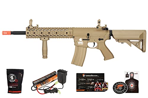 Lancer Tactical Airsoft M4 Gen 2 Evo Metal Gearbox Aeg (Tan) #TOP27