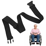 Wheelchair Lap Strap,Wheelchair Adjustable Buckle Strap Long Wheelchair Seat Belt,for Mobility Scooter Elderly Patients(200CM /78.7 in)