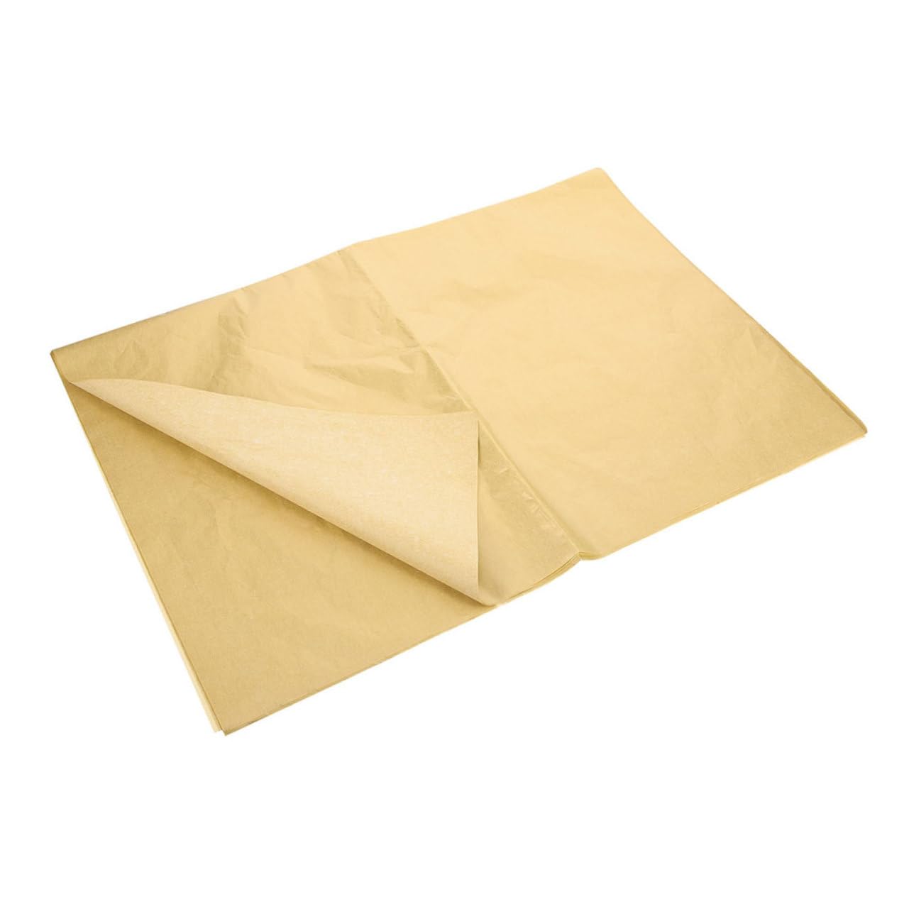 Carta da Regalo in Carta Velina Oro 50 Fogli 50x35 Cm | Confezioni e Decorazioni Artigianali, Uniformità, Taglio per Usi Creativi
