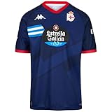Kappa Camiseta de Fútbol GARA Kombat 2025 RC Deportivo La Coruña 2ª Equipación Hombre - Poliéster Reciclado, Hydro-Way