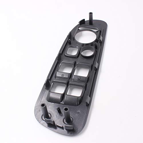 Master Driver Side Window Switch Bezel Trim for 2002-2005 Dodge Ram 1500 2500 3500 Quad Cab Replace OE 5HZ71WL5AE 5HZ71WL5AD 5HZ71XDVAE Cover Panel Plate (Grey)