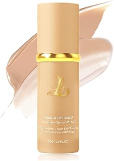VBEYD 4-in-1 Color Changing Foundation SPF 50 - Waterproof, Hypoallergenic, Hydrating Medium Coverage, Long-Lasting Natural Finish 1.06 fl oz