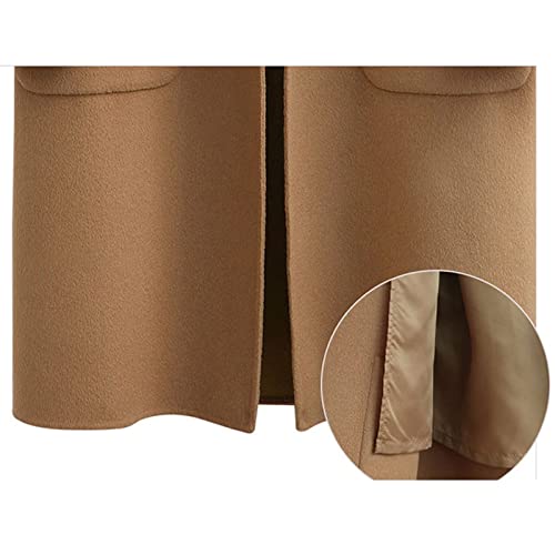 Casaco Feminino Elegante De Inverno, Casaco Feminino De Lã, Casacos Longos De Inverno Mangas Comprid