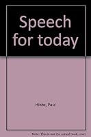 Speech for today B0006BMIU8 Book Cover