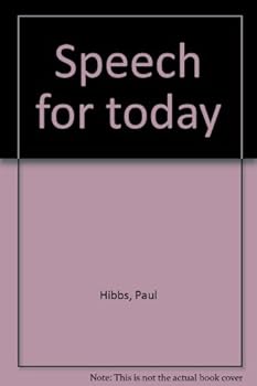 Hardcover Speech for today Book