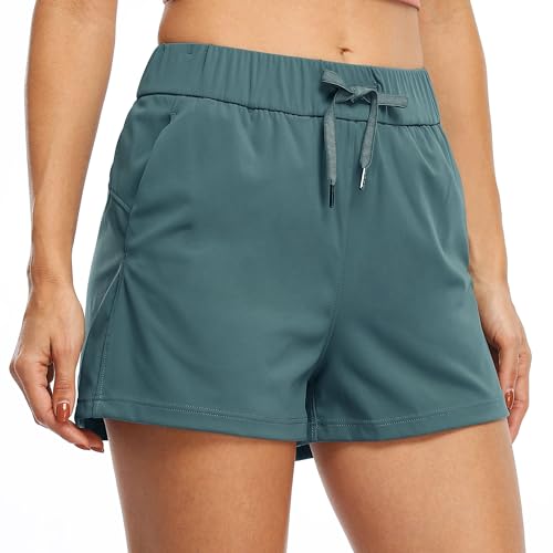 Willit WILLITABH0110917420WA Women'S Shorts Hiking Athletic Shorts Yoga Lounge Active Workout Running Shorts Comfy Casual thumb #1