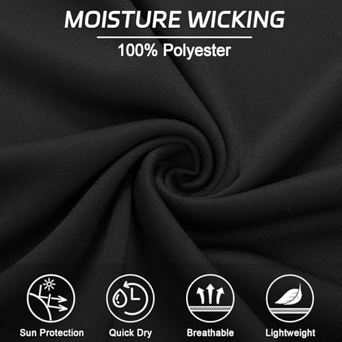 Mens Short Sleeve Outdoor Performance T-Shirt Quick Dry Crew UPF 50+ Athletic Running Workout Fishing Top Shirts4