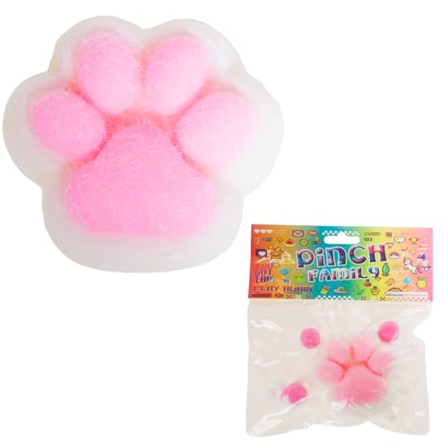 1pcs 3.15in Big Squishy,Cat Paw Squishy Toys,Cute Kawaii fufu Squishies,Sticky Squeeze Fur Ball,Jelly Kitty Funny Fidget 36 Months +Toys Novelty...