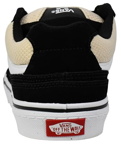 Vans Women's Caldrone Sneaker, Suede/Mesh Black/Creme Brule, 9 M US3