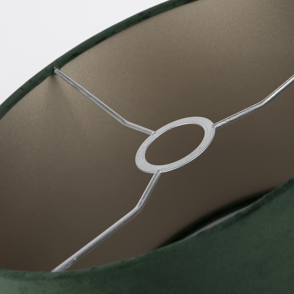 Uniqq Paralume in velluto verde scuro Ø 40 cm – 30 cm di altezza