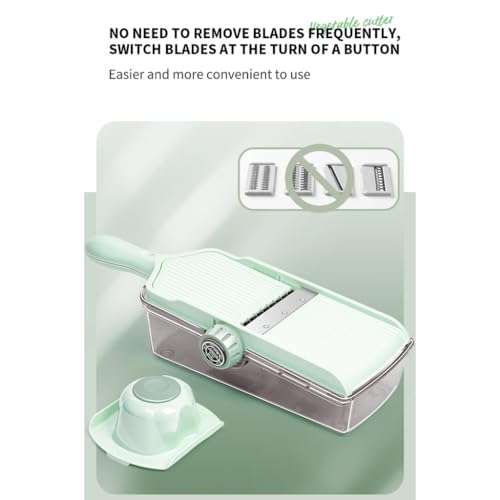 Mandolina manual para cortar y rallar verduras miniatura 3