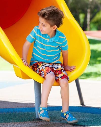 Image of SURF CUZ Surfcuz Little Boys Swim Trunks UPF 50+ Toddler Beach Shorts Swimsuit Kids Quick Dry Swimwear
