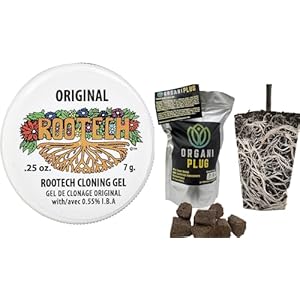 Seed Starting Plug Kits with Cloning Gel, Organiplug and Rootech, 7g Size