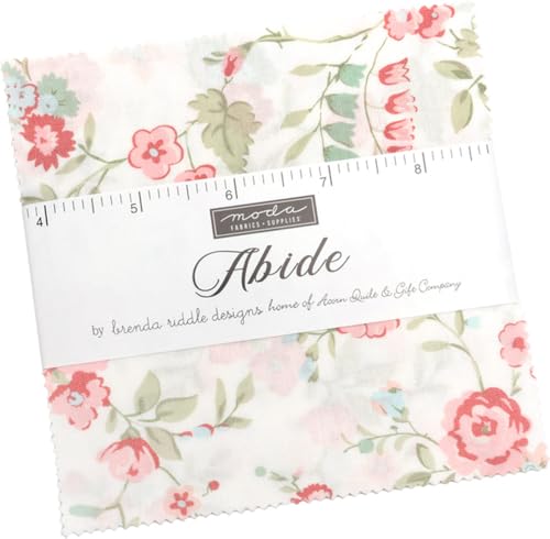 Abide Charm Pack By Brenda Riddle Designs 42 5-inch Precut Fabric Quilt Squares