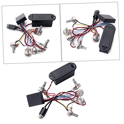 Band Equalizer Wiring Harness for Bass Guitar