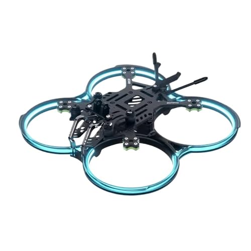 YILIANDE for GEPRC for GEP-CT30 Cinebot 30 3inch Carbon Fiber Frame Kit with Propeller Guard for RC for FPV for Freestyle for Cinewhoop Quadcopter Drones for DIY(COB Light Strip BEC)
