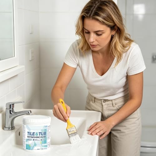 Peinture pour douche imperméable et revêtement de rénovation buanderie - 3