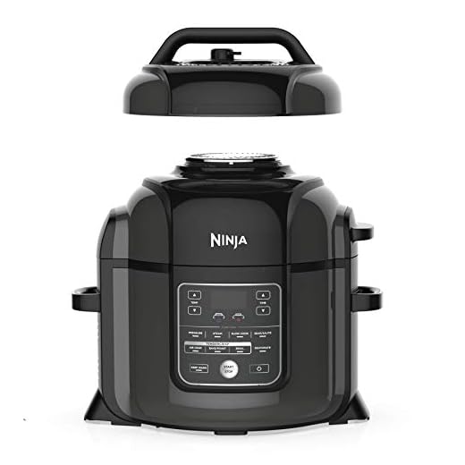 Ninja OP401 8-Qt. Foodi All-in-One Multi-Cooker, 8-Quart, Black/Gray