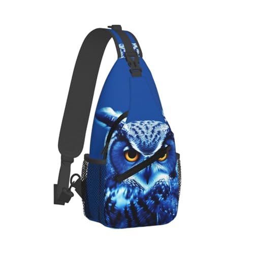 Mochila tipo Sling negra para senderismo y trekking miniatura 1