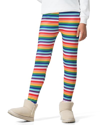 BOOPH Girl Winter Thick Warm Pant Printing Fleece Lined Legging Tight 2-12 Years4