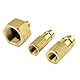 Autokonditions-Adapter, Kältemittel-Flaschenadapter, Adapter-Set für R134A 1/4 Zoll SAE-Gewinde W21,8 auf 1/4 Zoll SAE