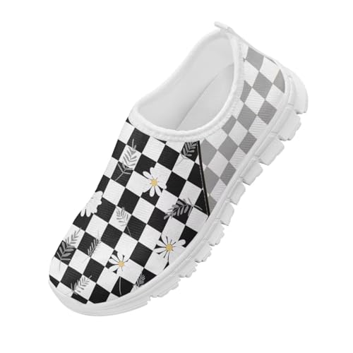 School Sneakers for Girls Boys Slip on Walking Shoes Breathable