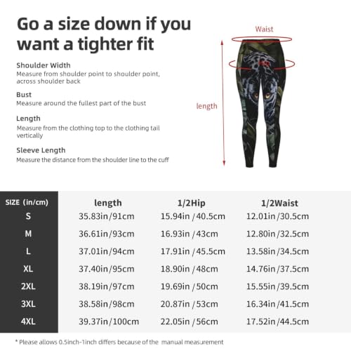 Pantalones de yoga para mujer que evitan transparencias con diseño de leopardo 5
