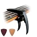 Ukulele Capo with Picks Alumium / Light weight / Cushion Padded for Ukuleles