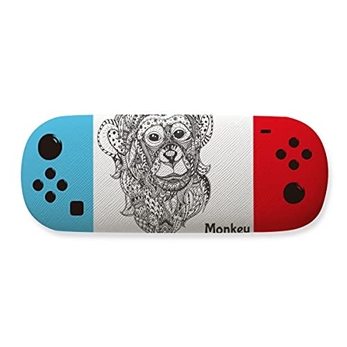 Étui de rangement lunettes singe grande bouche idée cadeau originale