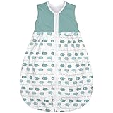 𝐎𝐩𝐭𝐢𝐦𝐚𝐥𝐞 𝐏𝐚𝐬𝐬𝐟𝐨𝐫𝐦: Um die perfekte Größe Deines emma & noah Schlafsacks zu bestimmen, empfehlen wir die Länge Deines Kindes von den Schultern bis zu den Füßen zu messen und 5-10 cm zu addieren. Zur Hilfe kannst Du gerne die Größentabelle in den Bildern anschauen oder uns jederzeit kontaktieren. Wir helfen Dir gerne weiter.