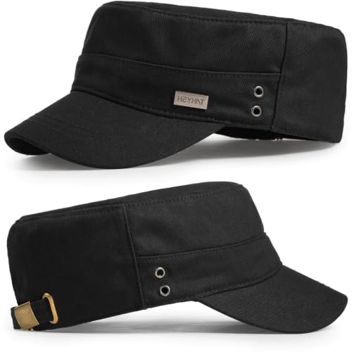 Image of Unisex Basic Cadet Army Caps Everyday Military Style Hat