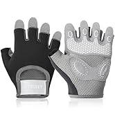 UTEBIT Fitness Handschuhe, Atmungsaktive Trainingshandschuhe mit Mikrofasergewebe, Rutschfester S...