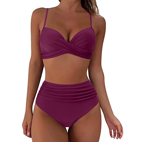 Damen Bikini Set High Waist Push Up...
