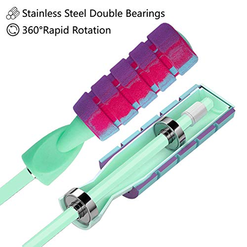 Leadways Cordless Jump Rope For Fitness, Tangle-Free Ball Bearing Skipping Rope Weighted Jumping Ropes With Memory Foam Handles For Exercises Men, Women And Kids… #TOP2