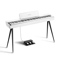 【Where Sound Aesthetics Meets Home Design】Combine high-quality sound with minimalist design. Donner OURA home digital piano creates a harmonious blend of music and aesthetics, turning every practice session into a delightful experience 【Simulated Gra...
