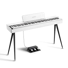 【Where Sound Aesthetics Meets Home Design】Combine high-quality sound with minimalist design. Donner OURA home digital piano creates a harmonious blend of music and aesthetics, turning every practice session into a delightful experience 【Simulated Gra...
