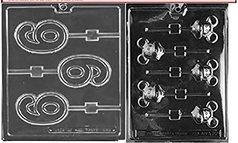 Number 6th Birthday Chocolate candy mold #6 Number Six Chocolate candy mold, Mickey Mouse Lolly chocolate candy mold with molding Instructions