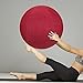misppro Balance Ball Cover - Yoga Exercise Ball Protective Skin, Anti-Scratch, Lightweight, Foldable, Red 55cm (Thickened)