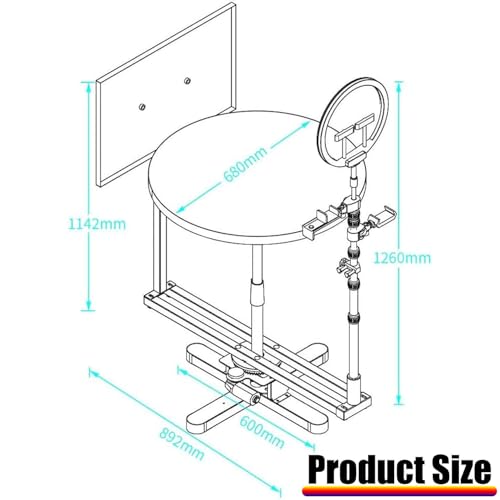 Image of Photography Turntable, 360 Photo Booth Video Equipment, Panoramic Photography Platform, Spinning Camera Slider for Product Photography, Commercial Video (Electric)