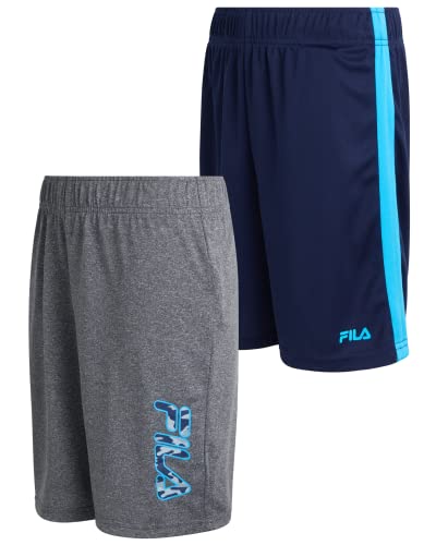 Fila-Boys-Active-Shorts-2-Pack-Youth-Activewear-Gym-Shorts-for-Boys-Kids-Athletic-Performance-Basketball-Shorts-8-20 Fila-Boys-Active-Shorts-2-Pack-Youth-Activewear-Gym-Shorts-for-Boys-Kids-Athletic-Performance-Basketball-Shorts-8-20