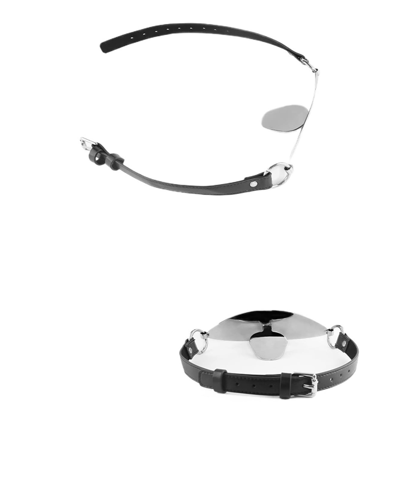 Fetisch Mundknebel Zungenstrecker Metal Knebel Gag Ball Mund Plug Mundsperre BDSM Bondage Mundknebel Ringknebel Mouth Bondage Spiele Erotik Flirten SM Sexspielzeug Für Paare