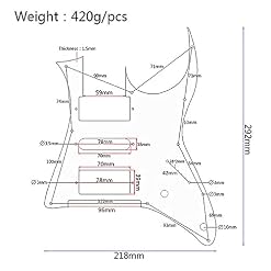 Pickguard pré-câblé HSH Humbuker pour guitare Ibanez (Blue Pearl) - Les Beatles, Paul McCartney, John Lennon, RIngo Starr, George Harrison Pickguard pré-câblé HSH Humbuker pour guitare Ibanez (Blue Pearl) – Image 4