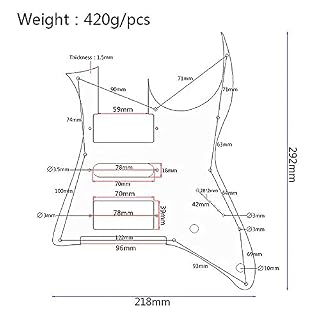 Pickguard pré-câblé HSH Humbuker pour guitare Ibanez (Blue Pearl) - Les Beatles, Paul McCartney, John Lennon, RIngo Starr, George Harrison Pickguard pré-câblé HSH Humbuker pour guitare Ibanez (Blue Pearl) – Image 4