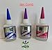 Hobby Bolts, BSI Cyanoacrylate Super Glue 3-pc Set, 1 oz Bottles, 3 Types - Super Thin, Medium Gap Filling, Extra Thick Bob Smith Industries