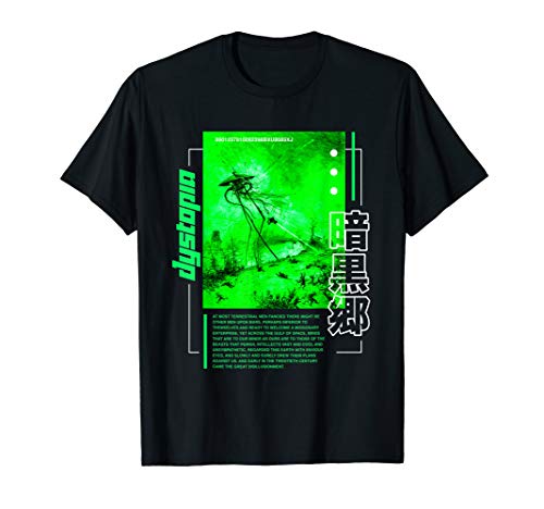 Japanese Tokyo Sci-Fi Streetwear Aesthetic Trendy Graphic T-Shirt